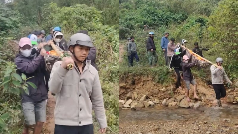 quang-tri:-20-thanh-nien-dung-vong-khieng-cu-ong-76-tuoi-bang-rung,-vuot-suoi-di-cap-cuu