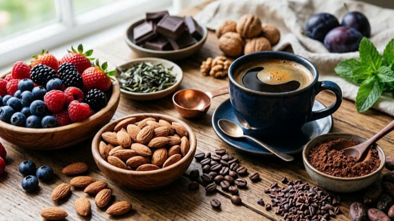 7-loai-thuc-pham-va-do-uong-giau-chat-chong-oxy-hoa-hon-tra-xanh