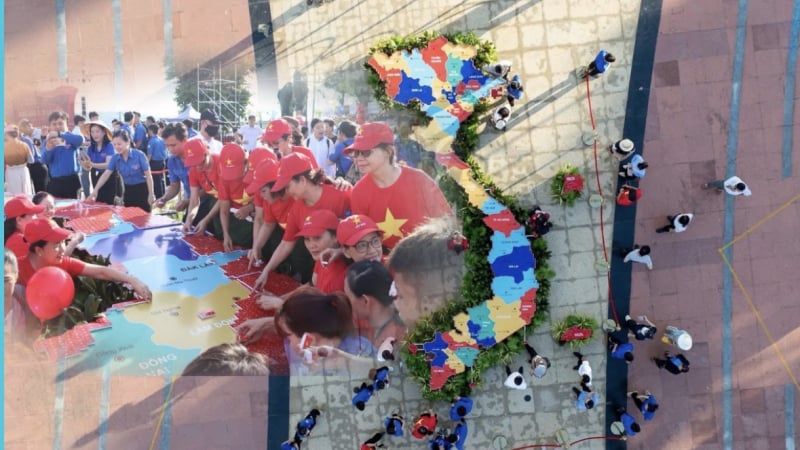 an-tuong-ban-do-viet-nam-khung-cao-8m-lam-tu-8.100-la-co-tai-quang-ngai